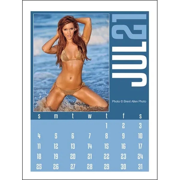Full Color Stick Up, Swimsuit Grid 2022 Calendar - Image 8