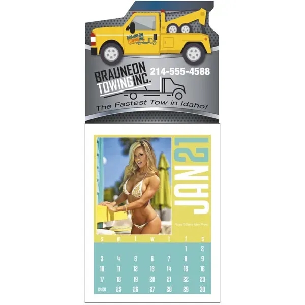 Full Color Stick Up, Swimsuit Grid 2022 Calendar - Image 1