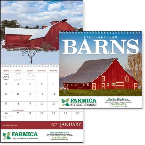 Barns 2022 Calendar - Image 1