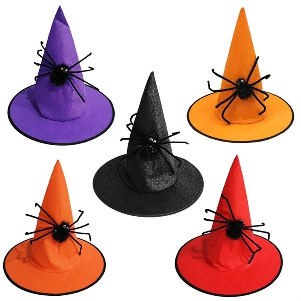 Halloween Spider Witch Hat     - Image 1