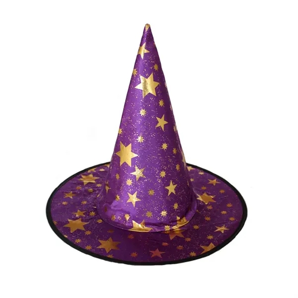 Halloween Witch Hat Star Magic Cap     - Image 4