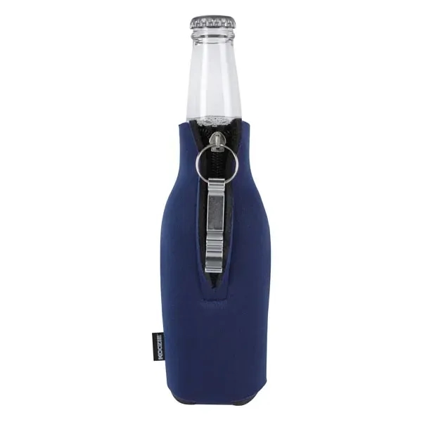 Zip-Up Bottle Koozie®Kooler with Opener - Image 8