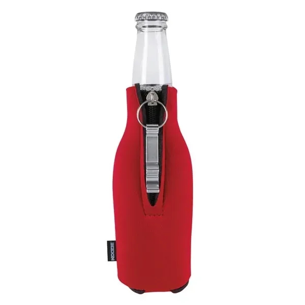 Zip-Up Bottle Koozie®Kooler with Opener - Image 11