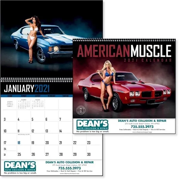 American Muscle 2022 Calendar - Image 1