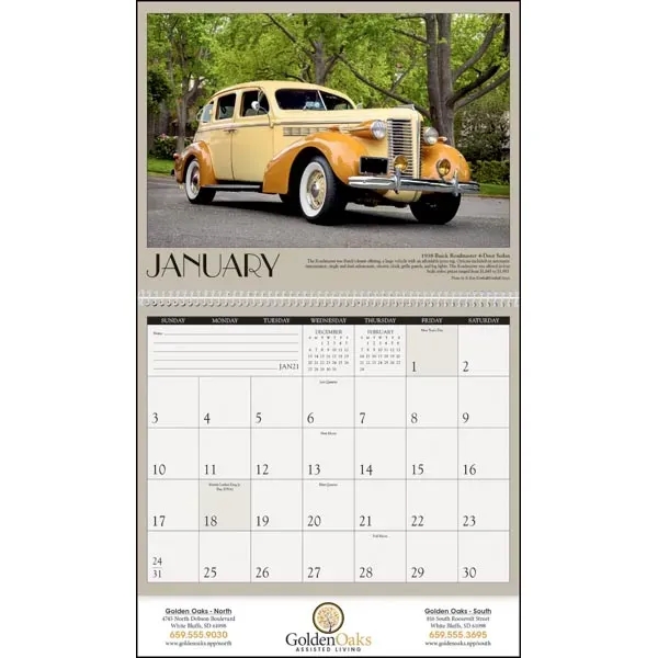 Antique Cars 2022 Calendar - Image 16