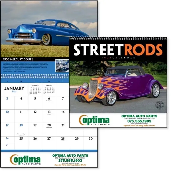 Street Rods 2022 Calendar - Image 1