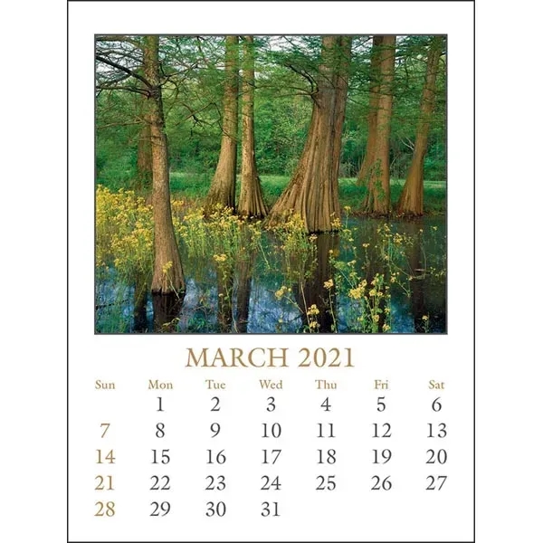 Scenic Full Color Stick Up Grid 2022 Calendar - Image 4