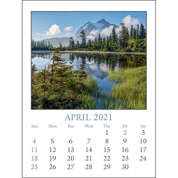 Scenic Full Color Stick Up Grid 2022 Calendar - Image 5