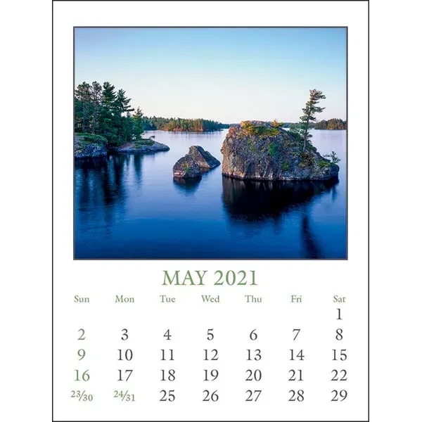 Scenic Full Color Stick Up Grid 2022 Calendar - Image 6