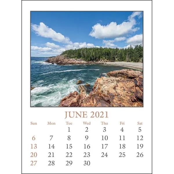 Scenic Full Color Stick Up Grid 2022 Calendar - Image 7
