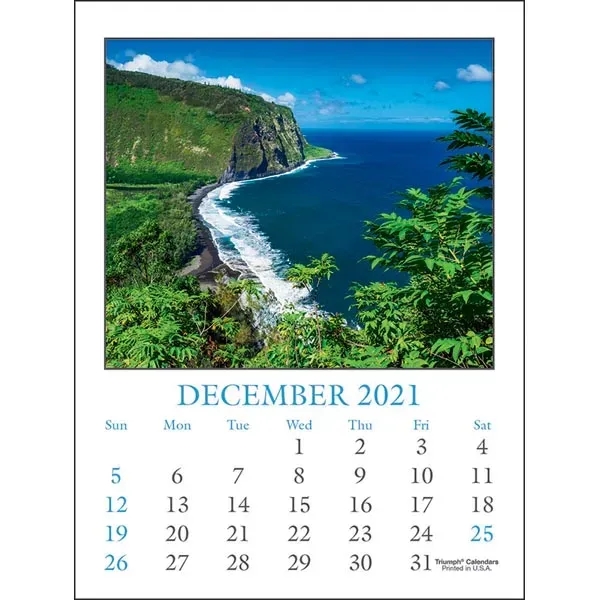 Scenic Full Color Stick Up Grid 2022 Calendar - Image 13