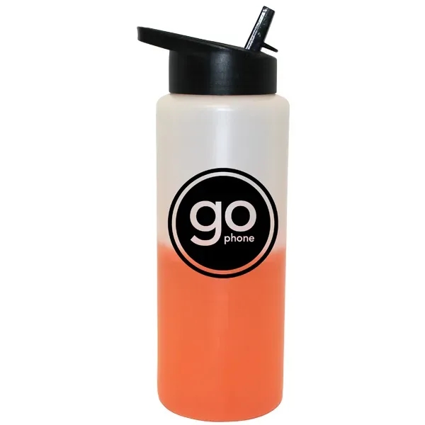 32 oz. Mood Sports Bottle with Straw Cap Lid - Image 4