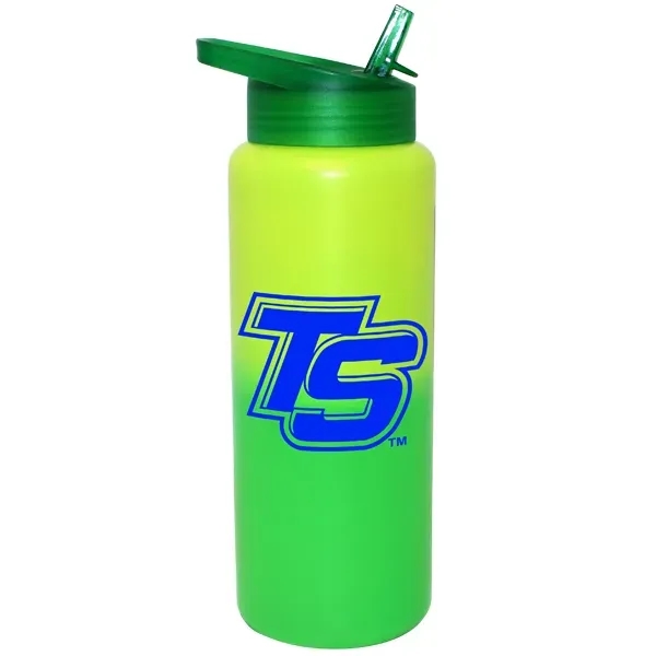 32 oz. Mood Sports Bottle with Straw Cap Lid - Image 8