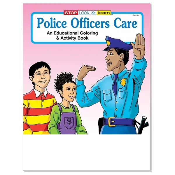Police Officers Care Coloring and Activity Book Fun Pack - Image 3