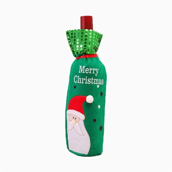 Christmas Wine Bottle Cover     - Image 2
