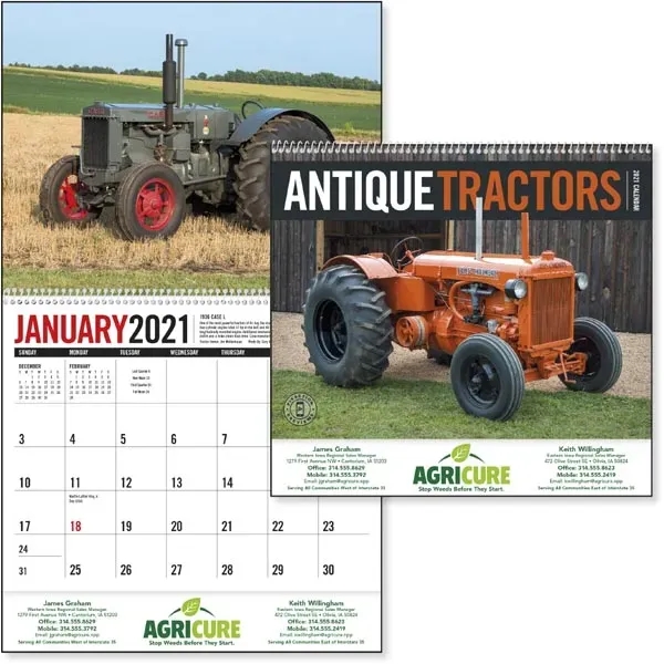 Antique Tractors 2022 Calendar - Image 1