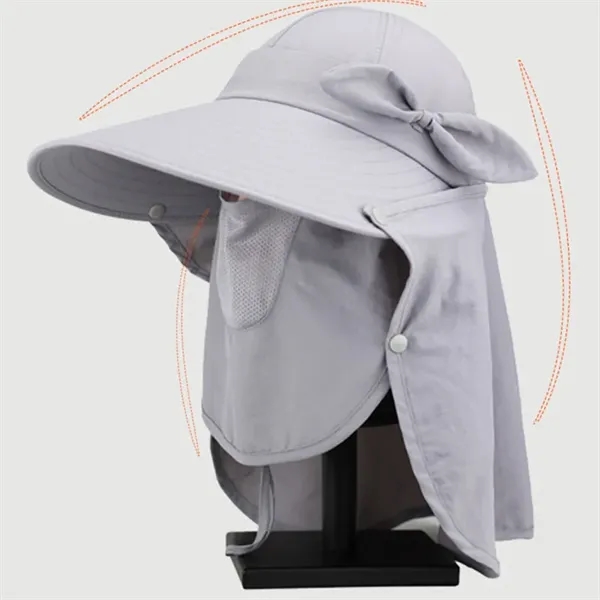 Sunscreen Fishing Hat With Mask     - Image 3