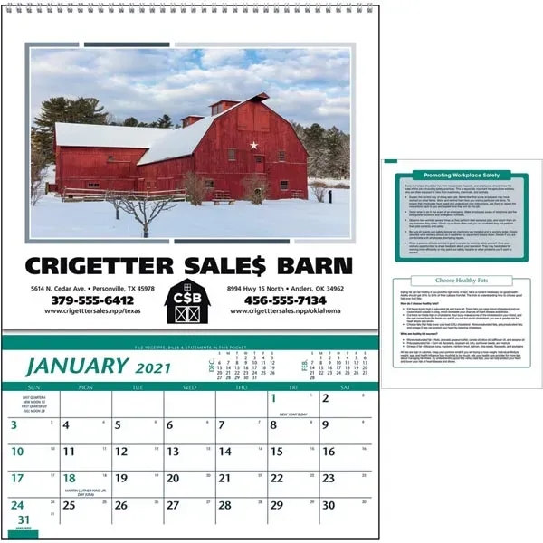 Farm Pocket 2022 Calendar - Image 1
