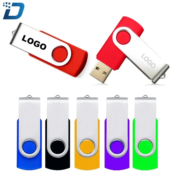 16GB Swivel USB Flash Drives - Image 1