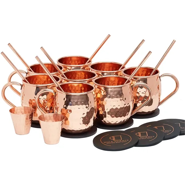Barrel Style Moscow Mule Mug with Copper Handle  - Image 5