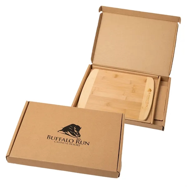 Bamboo Cutting Board With Gift Box - Image 1