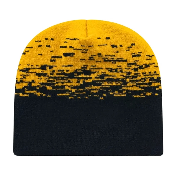 In Stock Static Pattern Knit Beanie - Image 4