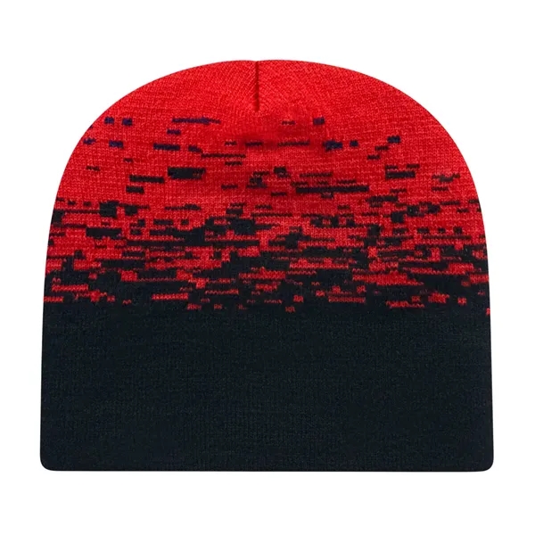 In Stock Static Pattern Knit Beanie - Image 6
