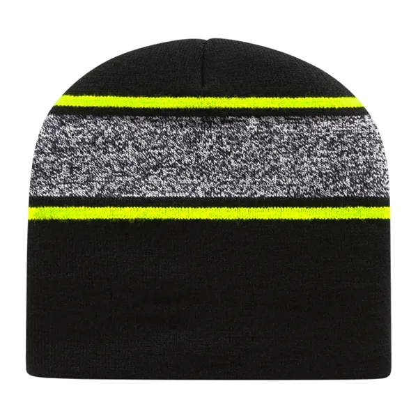 In Stock Variegated Striped Beanie - Image 2