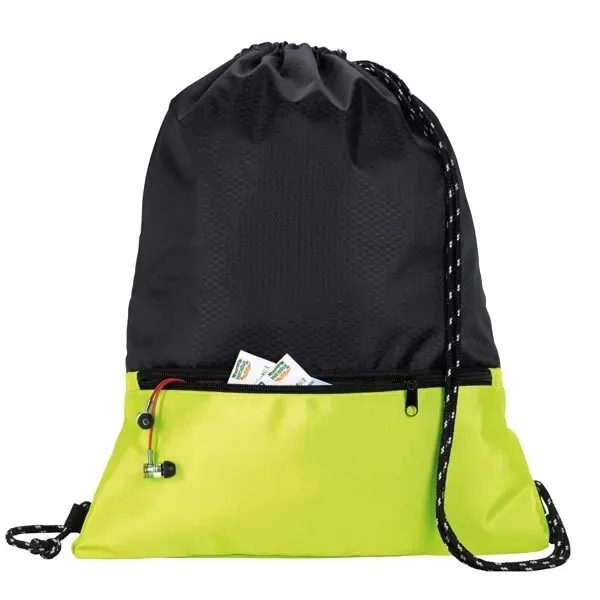 Ripstop Sport Drawstring Backpack - Image 7