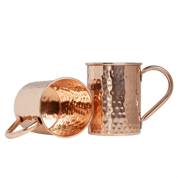 Classic Style Moscow Mule Mugs with Copper Handle - Image 5