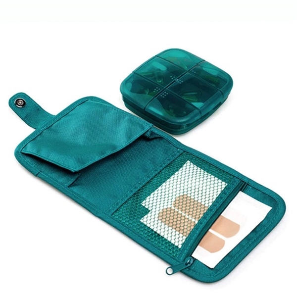 Pill Box Travel Case With Holder - Image 5