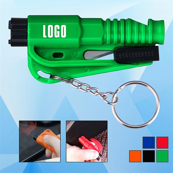 Mini Safety Hammer Keychain - Image 1