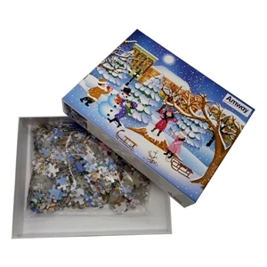 Custom 500pcs Jigsaw Puzzle 22.4" x 16.54" Any Design Low Mi
