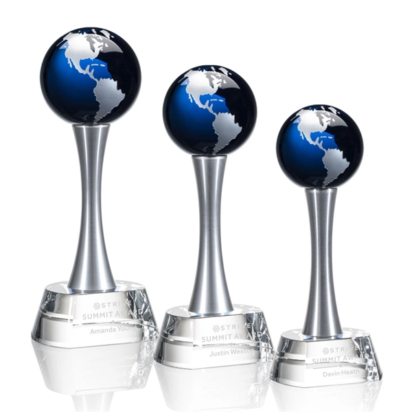 Willshire Globe Award - Blue - Image 1