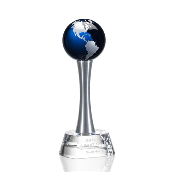 Willshire Globe Award - Blue - Image 2