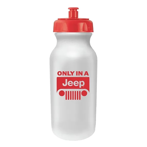 20 oz. Antimicrobial Value Cycle Bottle with Push 'n Pull Ca - Image 2