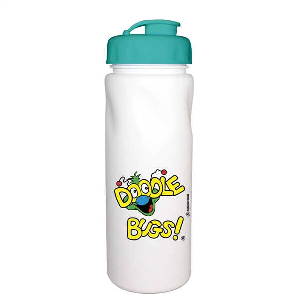 24 Oz. Antimicrobial Cycle Bottle with Flip Top Cap, Full Co - Image 6