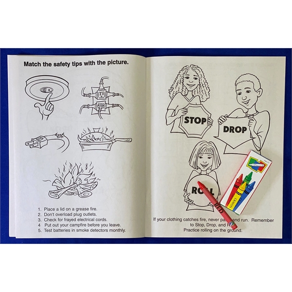 Fire Safety Coloring Book Fun Pack - Image 4