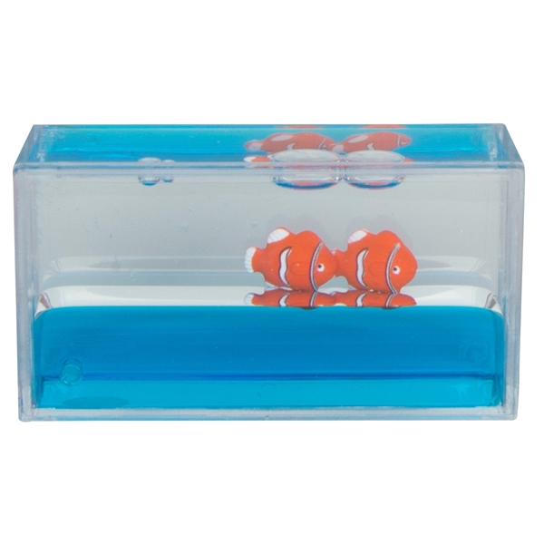 Liquid Mini Wave Clown Fish Paperweight - Image 3