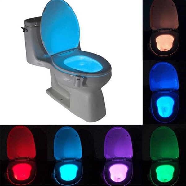 Motion Sensor LED Toilet Night Light     - Image 1