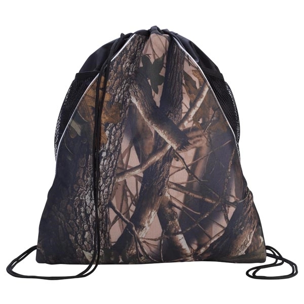 Camouflage Drawstring Bag - Image 1