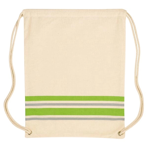 Springtide Cotton Drawstring Backpack - Image 5