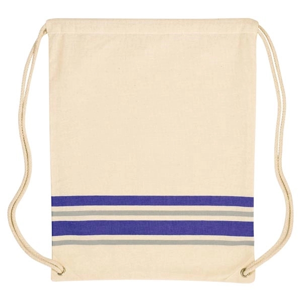 Springtide Cotton Drawstring Backpack - Image 7