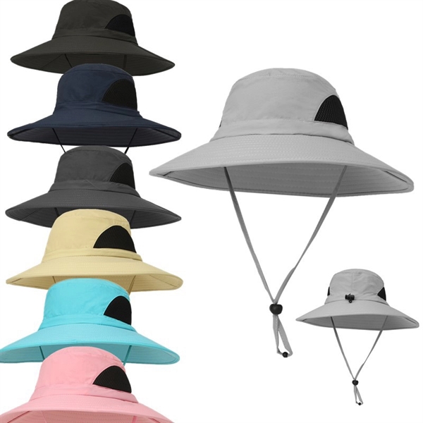 Wide Brim Bucket Fishing Hats     - Image 1