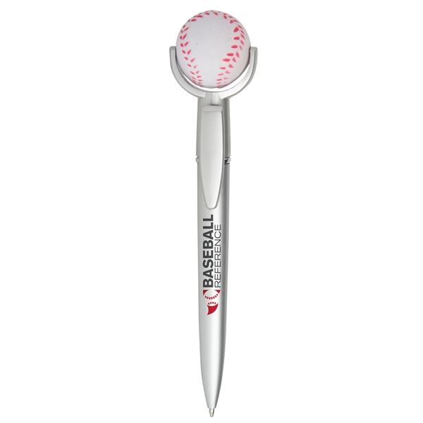 Squeezies® Top Baseball Pen - Image 4