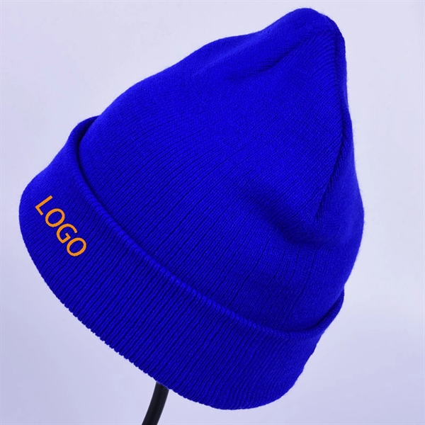Adult Knit Beanie Hat     - Image 4