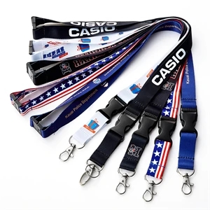 Safety Breakaway Lanyards, Sublimated Lanyard Quick Release