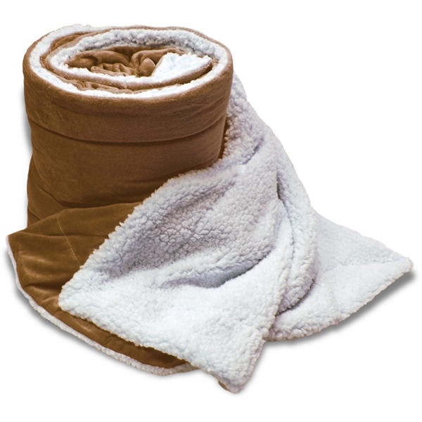 Blank Oversized Mink Sherpa Blanket - Image 5