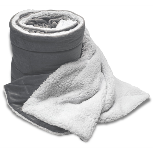Blank Oversized Mink Sherpa Blanket - Image 7