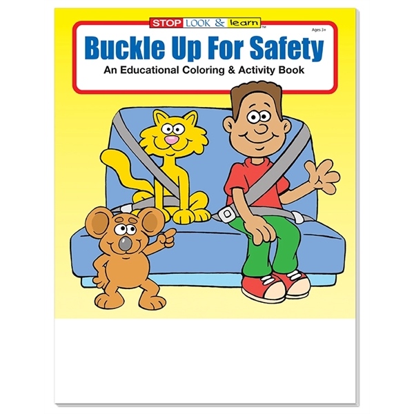 Buckle Up For Safety Coloring and Activity Book Fun Pack - Image 4